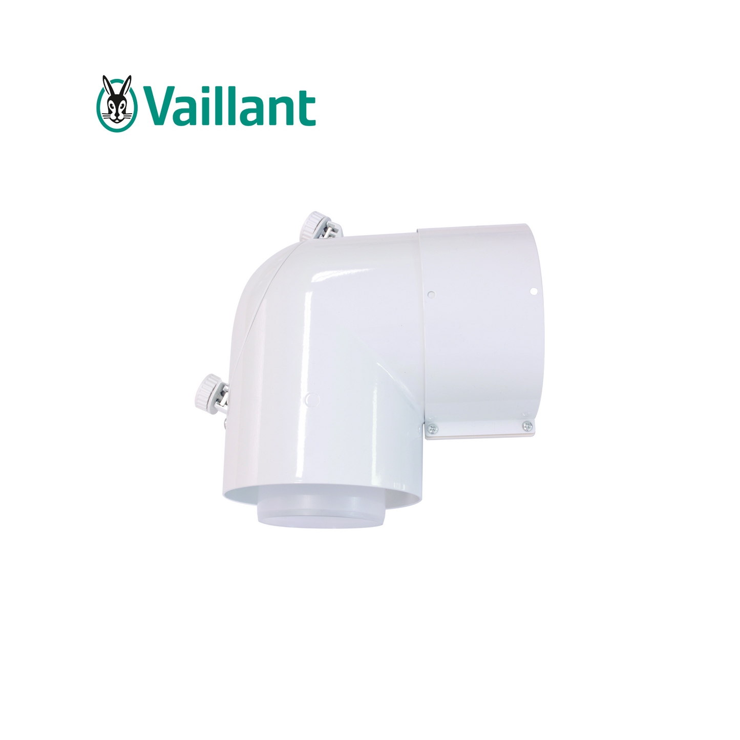 Kondensatabgasrohr-Bogen mit Reinigungsöffnung Vaillant 80/125 mm 87°, 303217